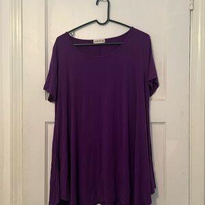 LARACE Deep Purple Women's Short Sleeve Top **3 for $12**
